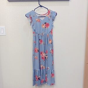 This is a summery dress for girls